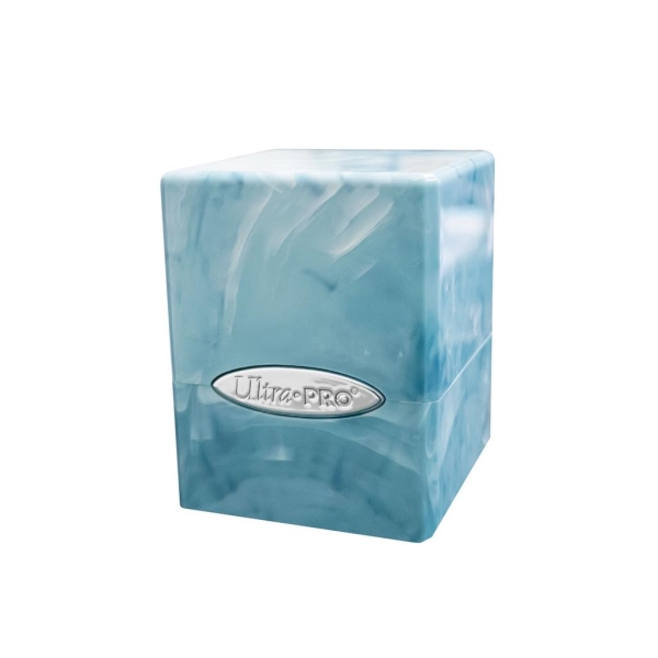 Ultra-Pro-Marble-Satin-Cube-Light-Blue-White